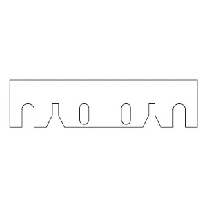 6x Hobelmesser für Hitachi F50A 156×31×3 HSS 6-9/64″×1-7/32″×1/8″