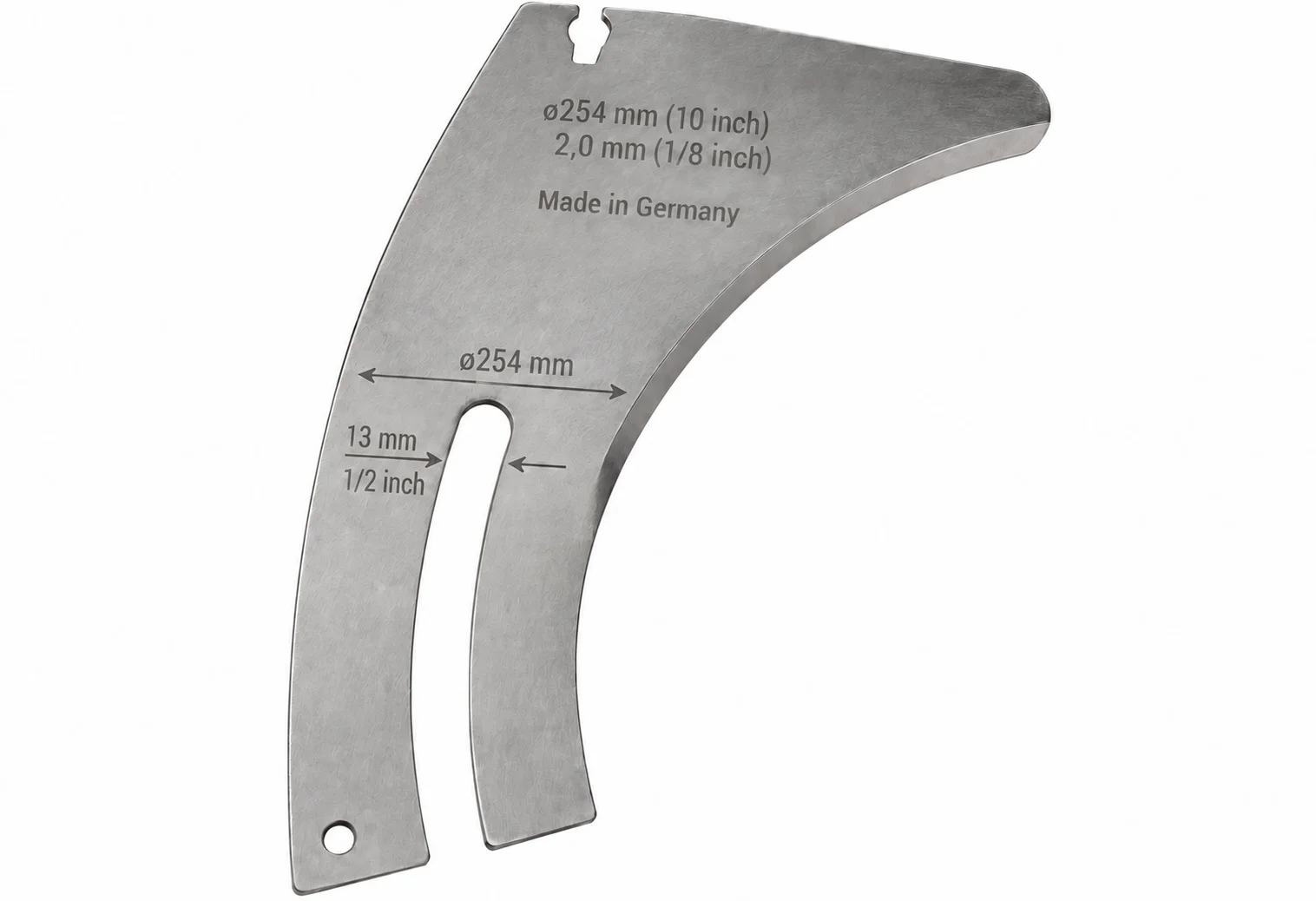 Spaltkeil für Hammer K2 – Ø 250 mm – 2,0 mm – Aufnahme 13 mm – Federstahl